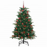Sztuczna choinka z podstawą Zielony 150 cm PVC, Metal i Plastik