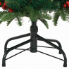 Sztuczna choinka z podstawą Zielony 150 cm PVC, Metal i Plastik