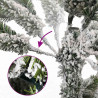 Sztuczna choinka Zielony i Biały 300 cm PVC i Metal