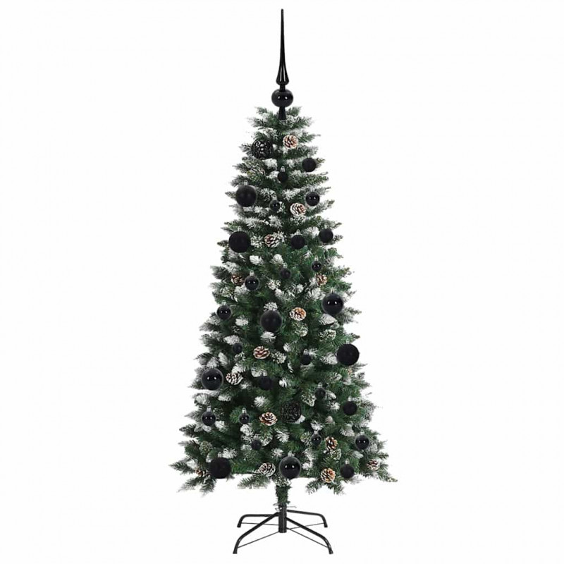 Sztuczna choinka z podstawą Zielony 120 cm PVC, plastik i stal