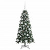 Sztuczna choinka z podstawą Zielony 120 cm PVC, plastik i stal