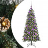Sztuczna choinka z podstawą Zielony 120 cm PVC, plastik i stal