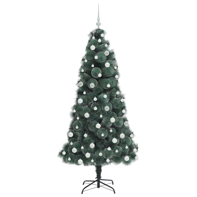 Sztuczna Choinka Pre-lit z Zestawem Kul Zielony 180 cm PET