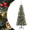 Sztuczna choinka z podstawą Zielony 150 cm PVC, plastik i stal