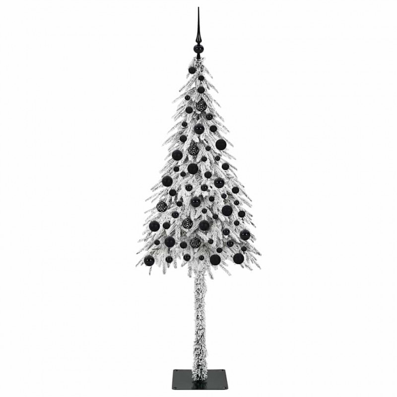 Choinka z 300 diodami LED z podstawą Biały 180 cm PE i stal