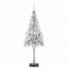 Choinka z 300 diodami LED z podstawą Biały 180 cm PE i stal