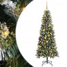 Sztuczna choinka z podstawą Zielony 180 cm PVC, plastik i stal