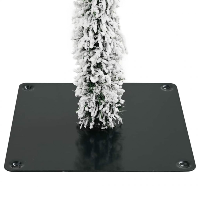Choinka z 300 diodami LED z podstawą Biały 180 cm PE i stal