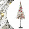 Choinka z 300 diodami LED z podstawą Biały 210 cm PE i stal