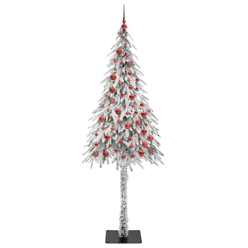 Choinka z 300 diodami LED z podstawą Biały 210 cm PE i stal