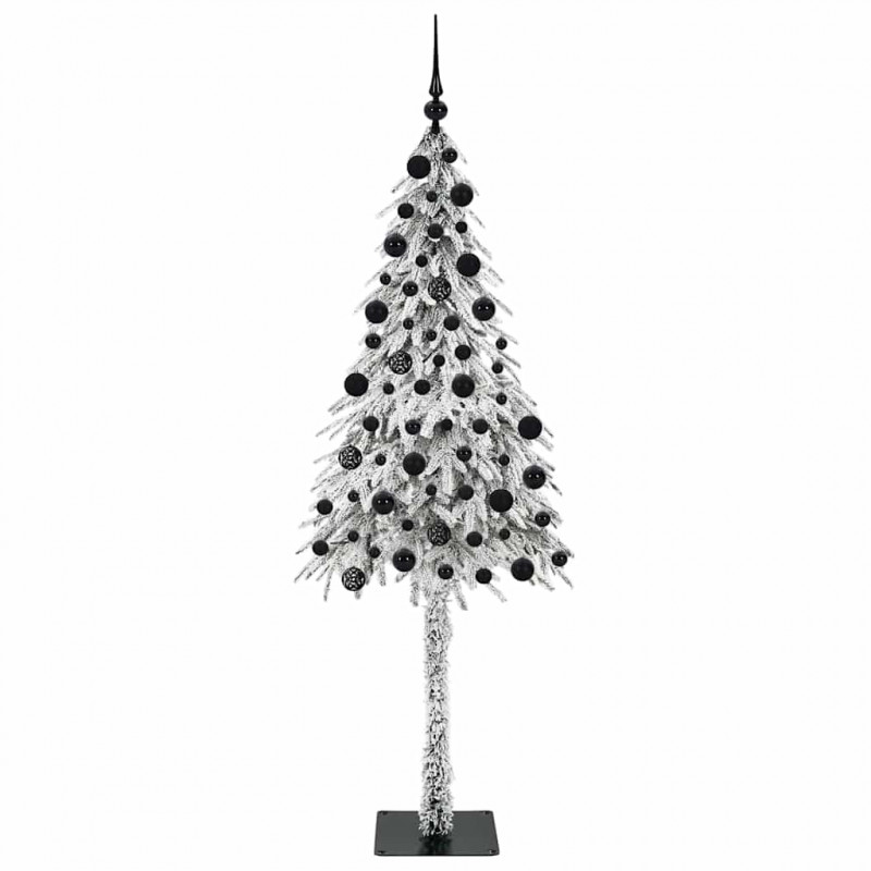 Choinka z 300 diodami LED z podstawą Biały 210 cm PE i stal