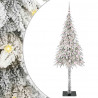 Choinka z 300 diodami LED z podstawą Biały 210 cm PE i stal