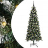 Sztuczna choinka z podstawą Zielony 180 cm PVC, plastik i stal