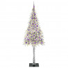Choinka z 300 diodami LED z podstawą Biały 210 cm PE i stal