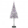 Choinka z 300 diodami LED z podstawą Biały 210 cm PE i stal