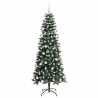 Sztuczna choinka z podstawą Zielony 180 cm PVC, plastik i stal