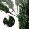 Sztuczna choinka z podstawą Zielony 180 cm PVC, plastik i stal