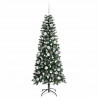 Sztuczna choinka z podstawą Zielony 180 cm PVC, plastik i stal