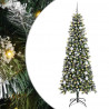 Sztuczna choinka z podstawą Zielony 210 cm PVC, plastik i stal