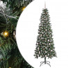 Sztuczna choinka z podstawą Zielony 210 cm PVC, plastik i stal