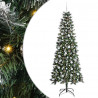 Sztuczna choinka z podstawą Zielony 210 cm PVC, plastik i stal