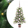 Choinka z 150 diodami LED z podstawą Zielony 65 cm PE