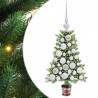 Choinka z 150 diodami LED z podstawą Zielony 65 cm PE