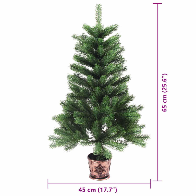 Choinka z 150 diodami LED z podstawą Zielony 65 cm PE