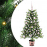 Choinka z 150 diodami LED z podstawą Zielony 90 cm PE