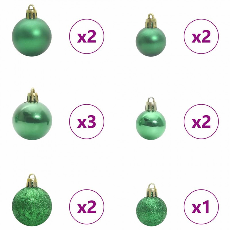Sztuczna choinka z podstawą Zielony 150 cm PVC, plastik i stal