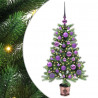 Choinka z 150 diodami LED z podstawą Zielony 90 cm PE