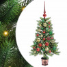 Choinka z 150 diodami LED z podstawą Zielony 90 cm PE