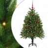 Choinka z 150 diodami LED z podstawą Zielony 120 cm PE