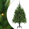 Choinka z 150 diodami LED z podstawą Zielony 120 cm PE