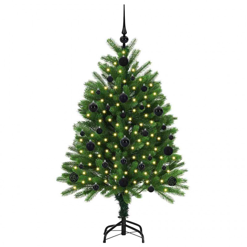 Choinka z 150 diodami LED z podstawą Zielony 120 cm PE