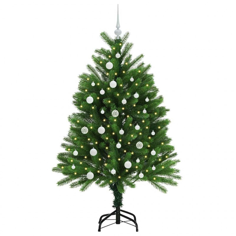 Choinka z 150 diodami LED z podstawą Zielony 120 cm PE