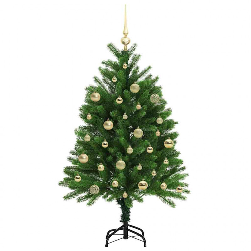 Choinka z 150 diodami LED z podstawą Zielony 120 cm PE