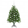 Choinka z 150 diodami LED z podstawą Zielony 120 cm PE