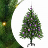 Choinka z 150 diodami LED z podstawą Zielony 120 cm PE