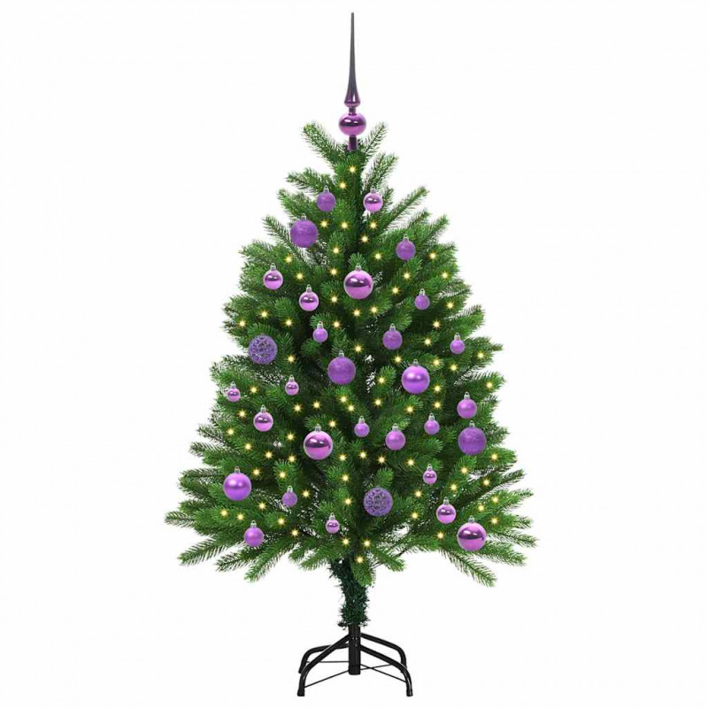 Choinka z 150 diodami LED z podstawą Zielony 120 cm PE