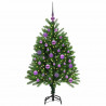 Choinka z 150 diodami LED z podstawą Zielony 120 cm PE