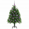 Choinka z 150 diodami LED z podstawą Zielony 120 cm PE