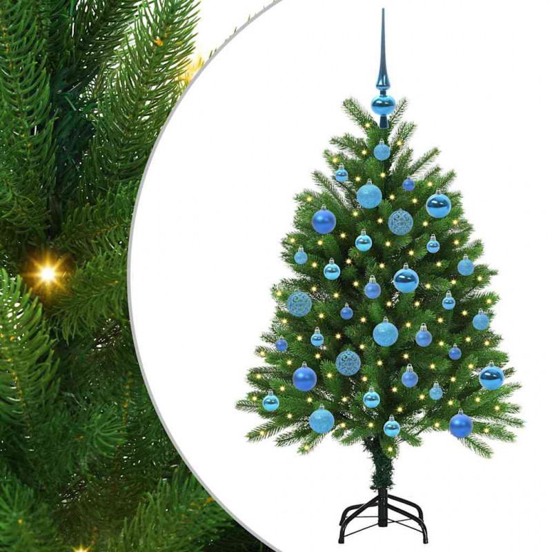 Choinka z 150 diodami LED z podstawą Zielony 120 cm PE