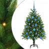 Choinka z 150 diodami LED z podstawą Zielony 120 cm PE