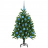 Choinka z 150 diodami LED z podstawą Zielony 120 cm PE