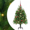 Choinka z 150 diodami LED z podstawą Zielony 120 cm PE