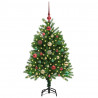 Choinka z 150 diodami LED z podstawą Zielony 120 cm PE