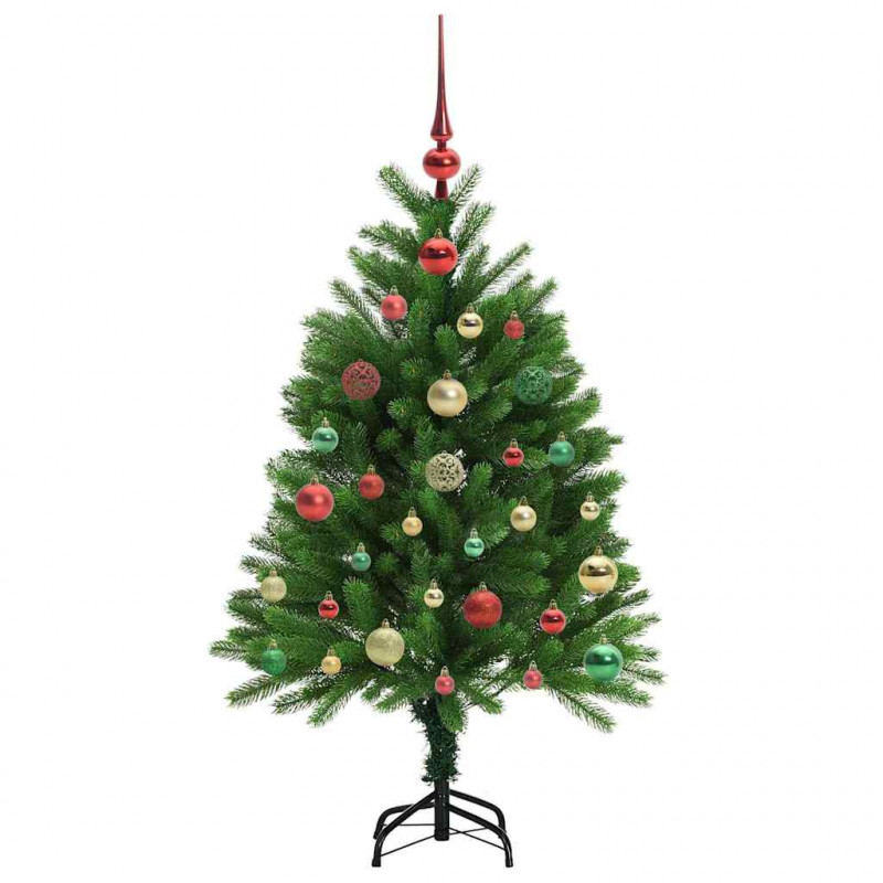 Choinka z 150 diodami LED z podstawą Zielony 120 cm PE