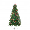 Choinka z 150 diodami LED z podstawą Zielony 150 cm PE