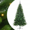 Choinka z 150 diodami LED z podstawą Zielony 150 cm PE